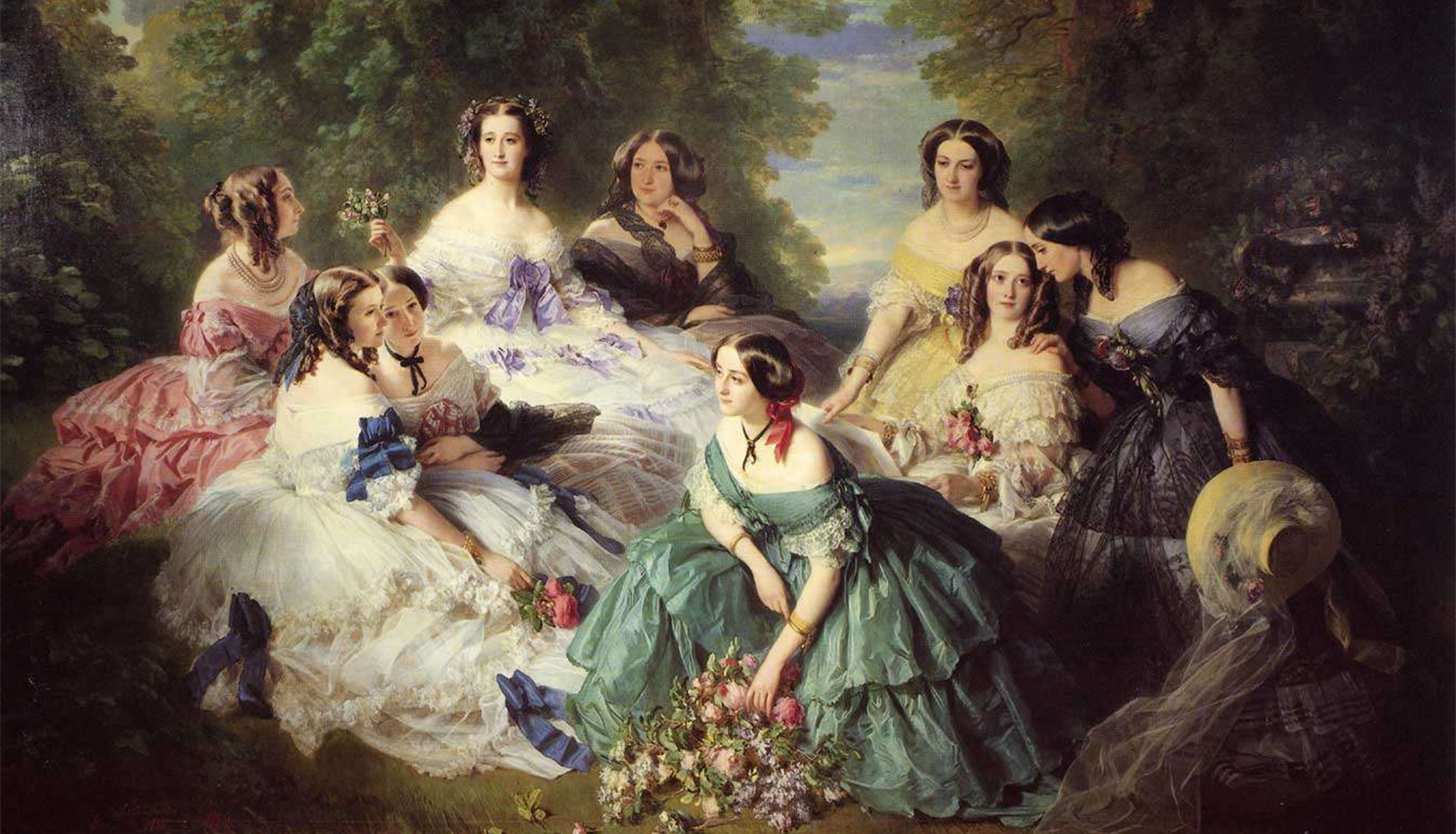 empress-eugenie-of-france-by-franz-xaver-winterhalter-1855